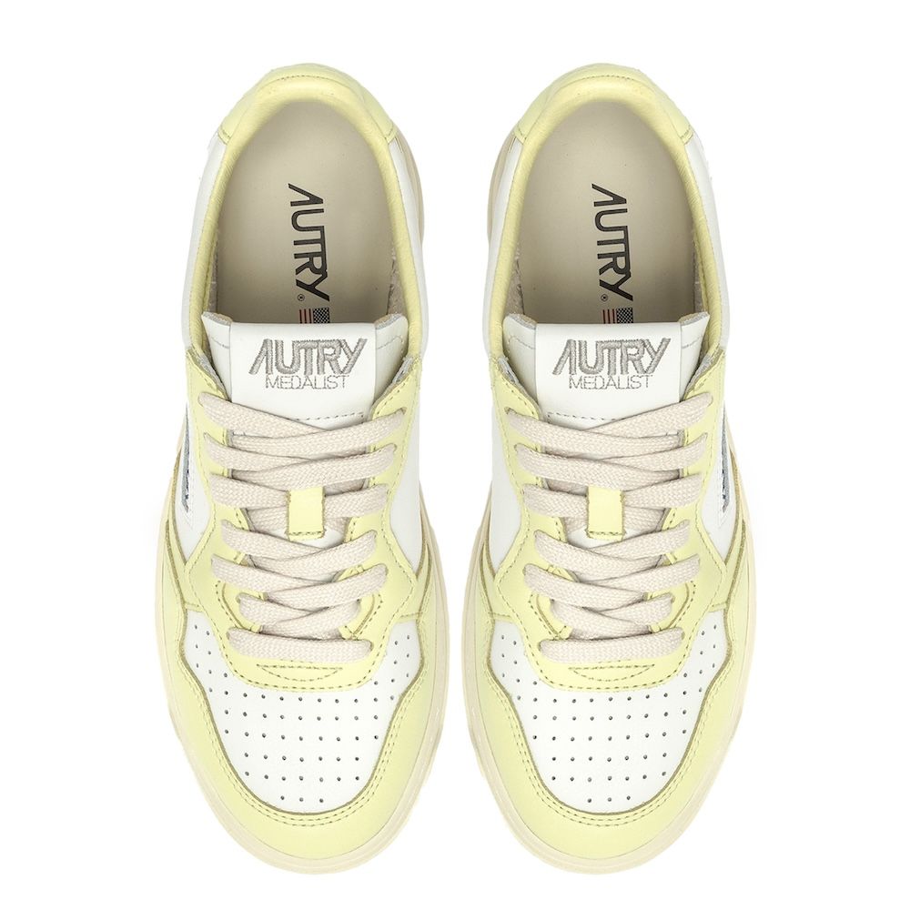 AUTRY AULW/WB36WHT/LIME YL