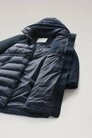 SOFT SHELL DOWN QUILTED PARKA