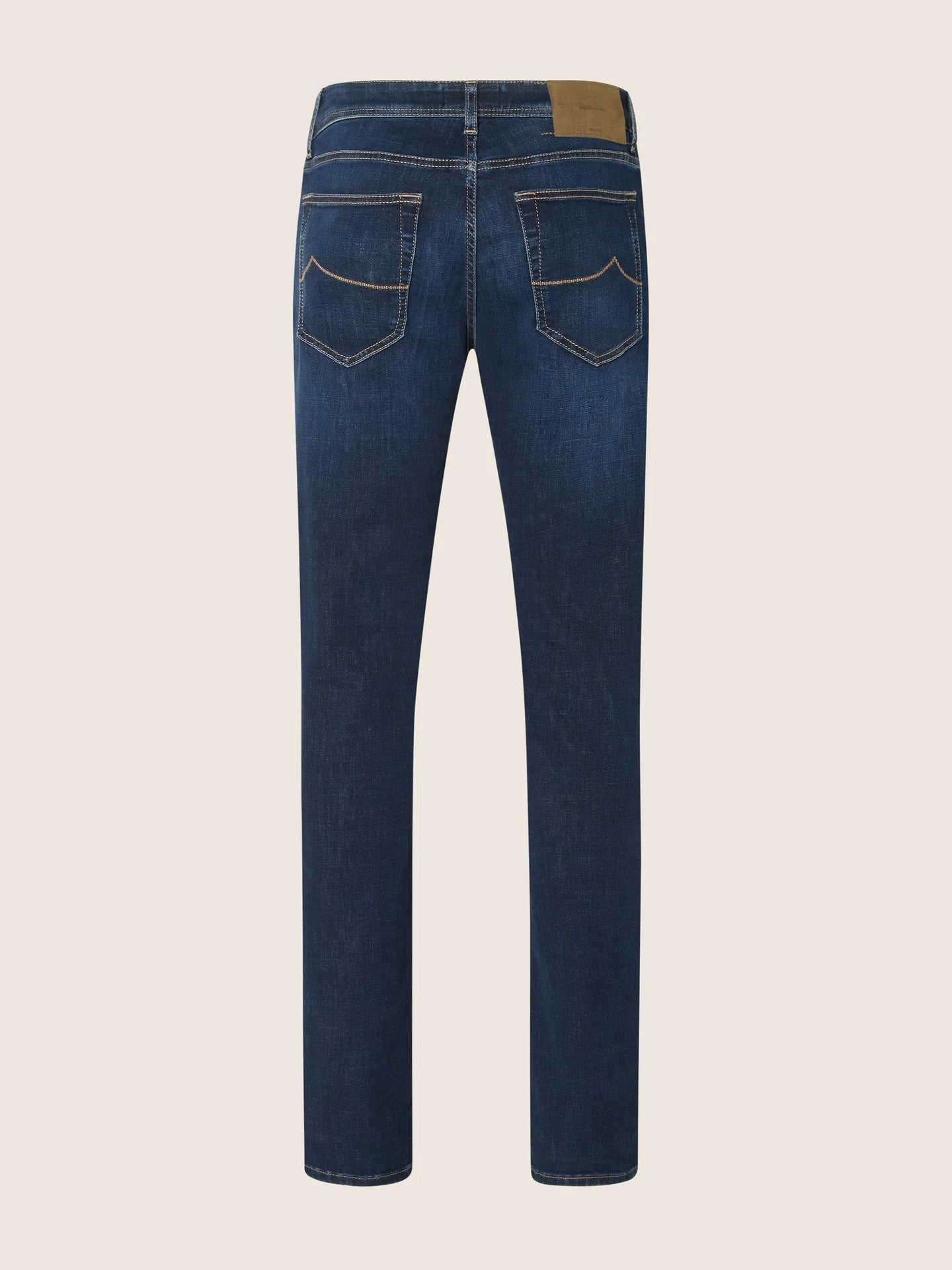 Jeans 5 tasche Nick slim in denim power stretch blu medio