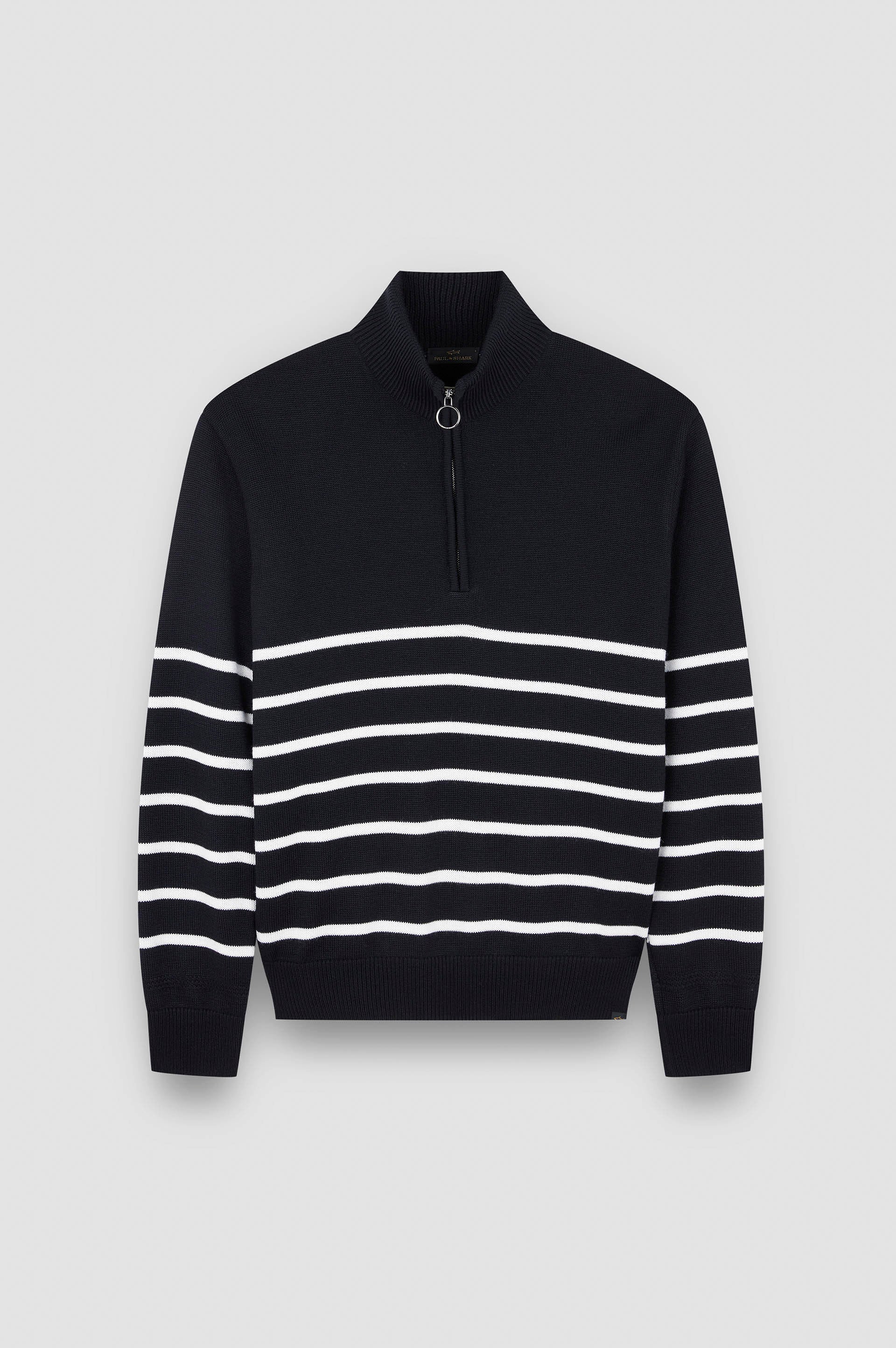 half zip righe
