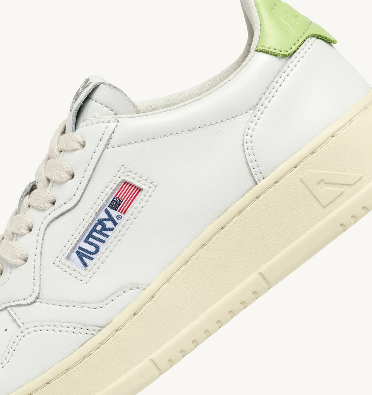AUTRY AULW/LL60WHT/SNAP GRN