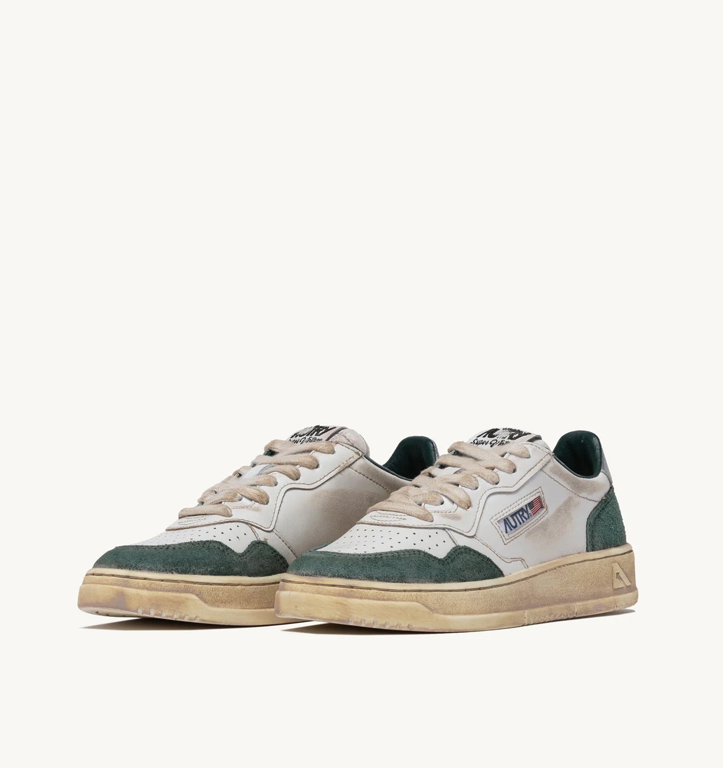 SNEAKERS MEDALIST LOW SUPER VINTAGE IN PELLE