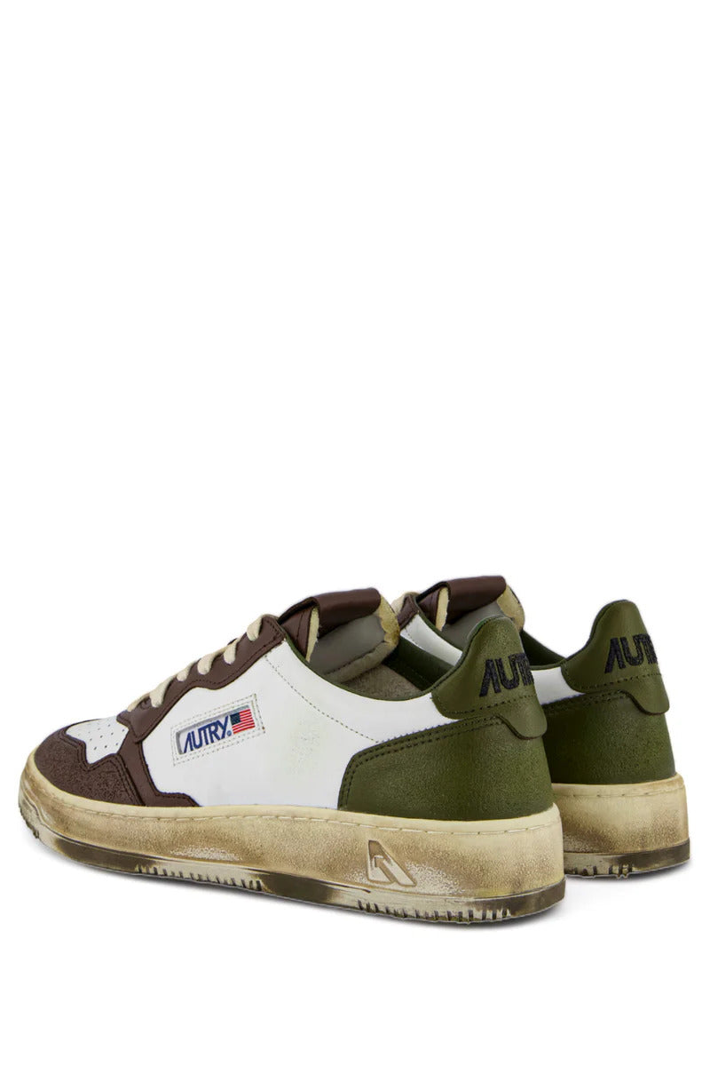 SNEAKERS MEDALIST LOW SUPER VINTAGE IN PELLE